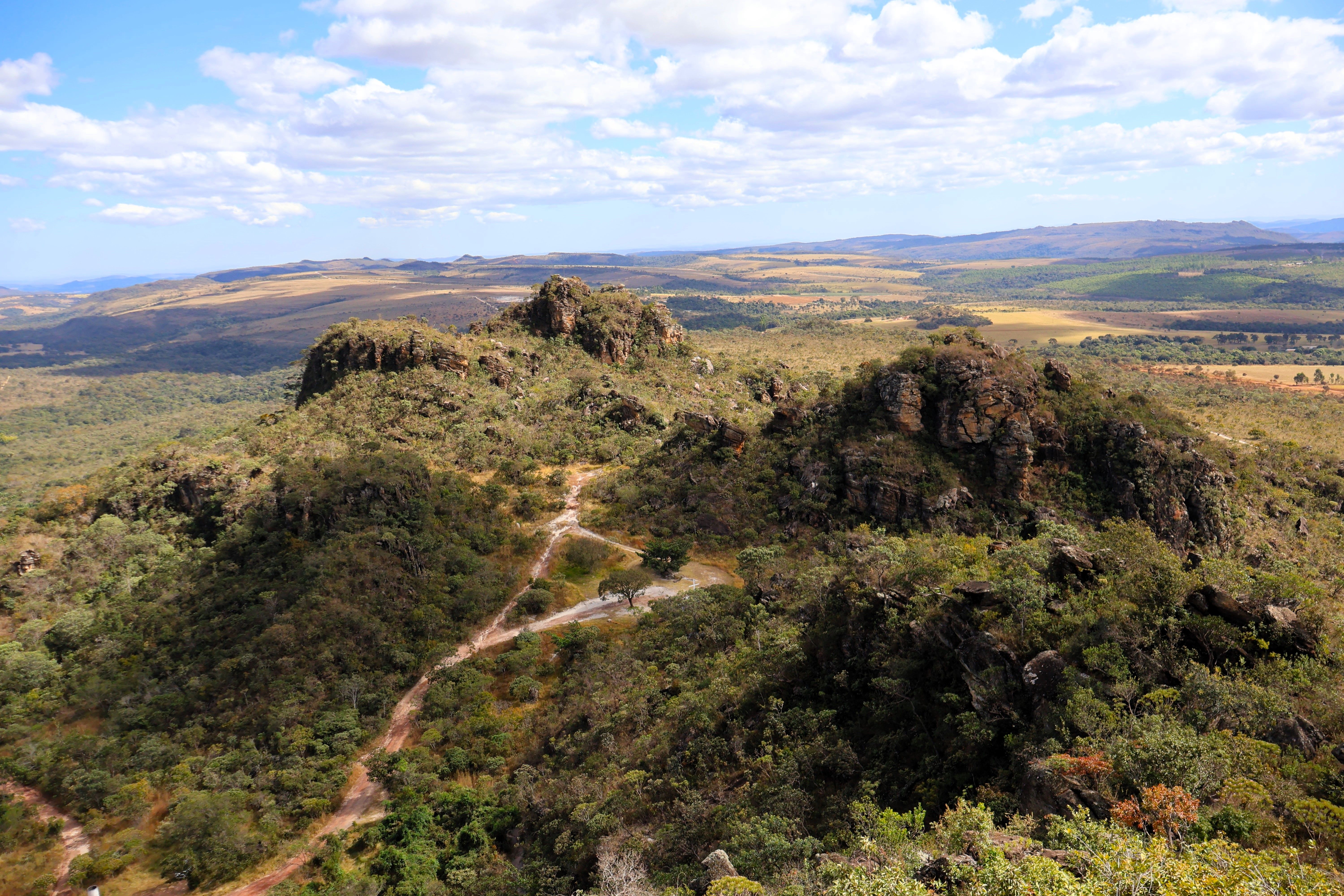 Serra dos Pireneus panoramic view